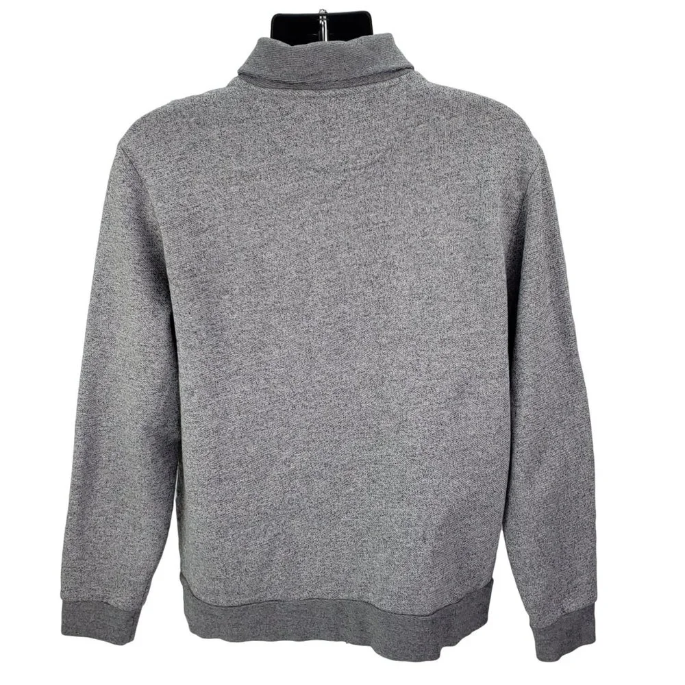 UNTUCKit Men’s Sweater XL Heather Gray Cowl Neck Pullover‎ Casual Cotton Comfort